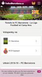 Mobile Screenshot of fotbalbarcelona.cz